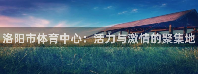 vsport体育：洛阳市体育中心：活力与激情的聚集地